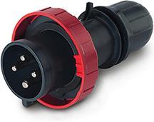 Промишлен щепсел 3P+Е 63A IP66/67/69 серия Optima Heavy Duty Scame