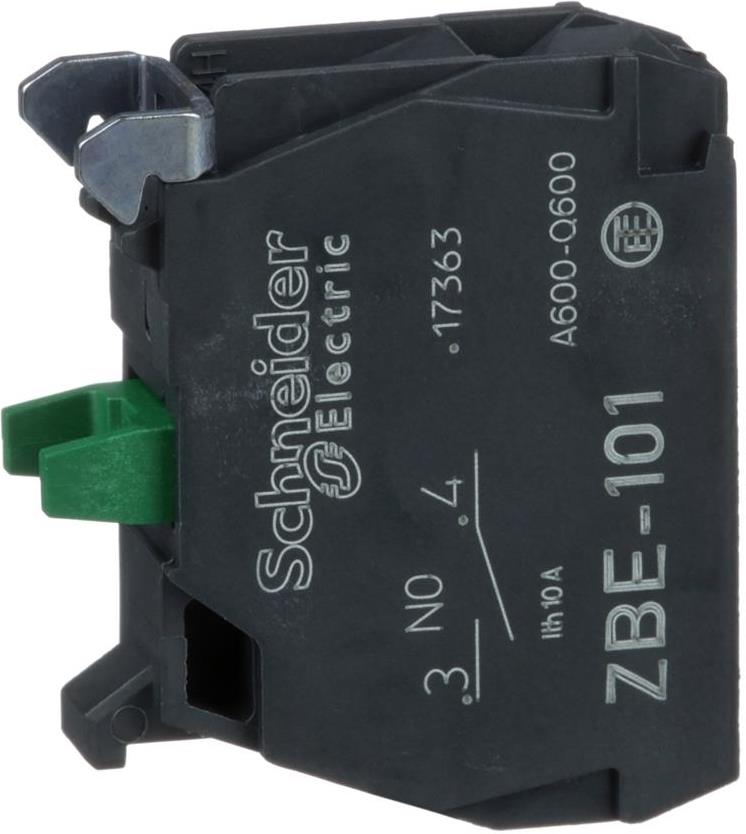 Контактен блок 1NO винтови клеми Ø22mm SE