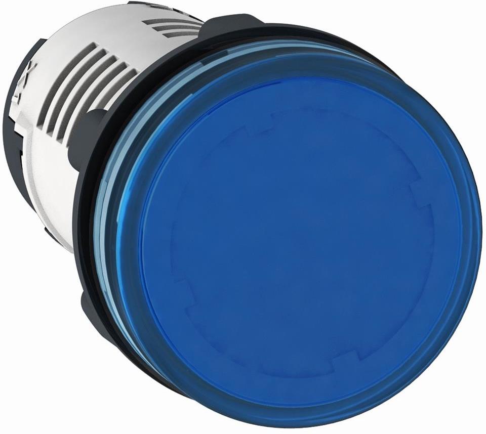 Сигнална лампа LED монолитна синя 230...240Vac Ø22mm XB7 SE