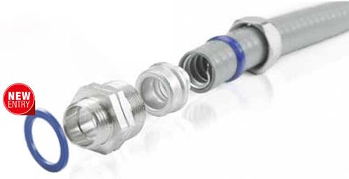 Щуцер метален М32х1.5 P67 за тръба ф26,5мм вътрешен размер /до изчерпване/