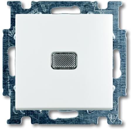 Бутон с възможност за светлинна индикация цвят БЯЛ Basic 55 ABB