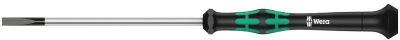 Отвертка шлиц 0.30x2.0x50, зелено-черна ръкохватка, 2035 Kraftform Micro Wera