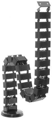 Кабелна спирала с възможност за регулиране от 0.8 до 1.2м дължина цвят черен ABL