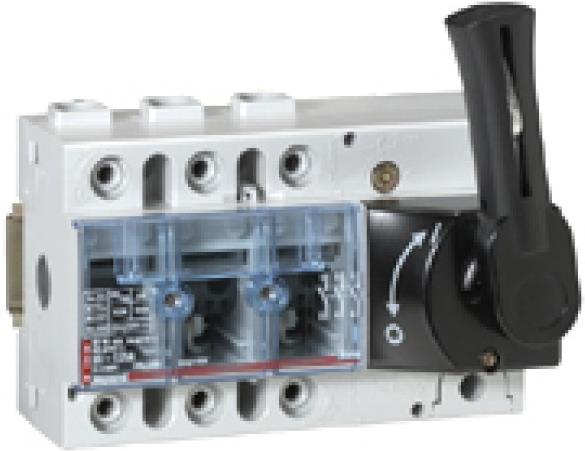 Товаров прекъсвач 125A 3P DIN с видимо разделяне на веригата, предна ръкохватка Legrand