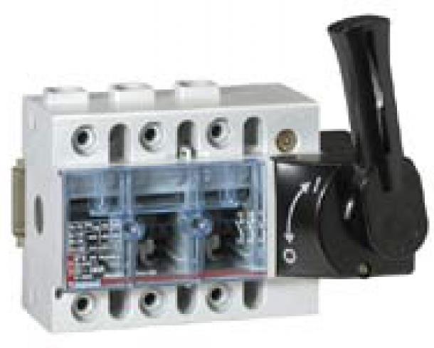 Товаров прекъсвач 160А 3P DIN с видимо разделяне на веригата, предна ръкохватка Legrand