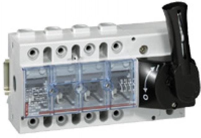 Товаров прекъсвач 160А 4P DIN с видимо разделяне на веригата, предна ръкохватка Legrand