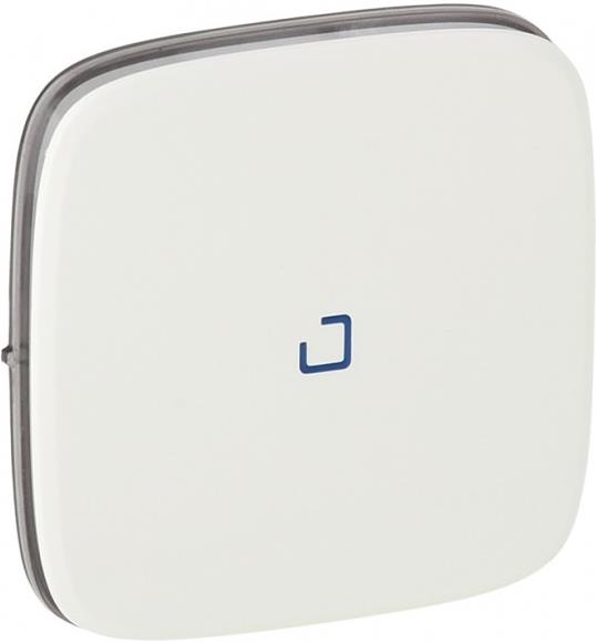 Лицев панел за ключ/бутон с индикация цвят Бял Valena Allure Legrand