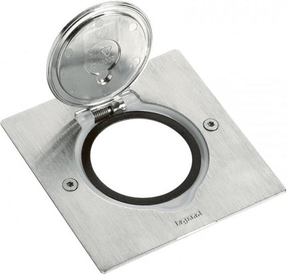 Метална основа Inox квадратна IP44/IK08 Legrand