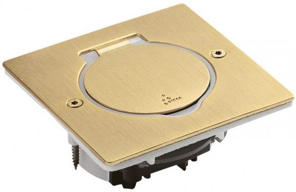 Метална основа Bronze квадратна IP44/IK08 Legrand