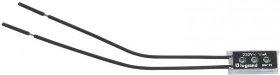 LED индикатор за метална основа бял Legrand