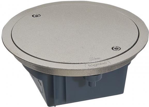 Подова кутия 4мод. IP66 IK09 сатиниран хром с изваждащ капак Legrand