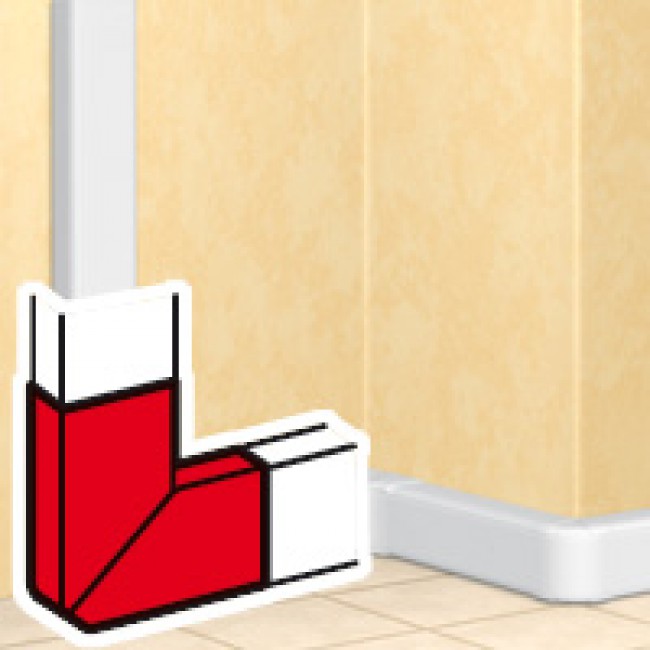 Плосък ъгъл за канал 50х105мм DLP Legrand