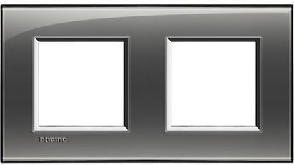 Рамка 2х2 мод. правоъгълна London fog LL Bticino 