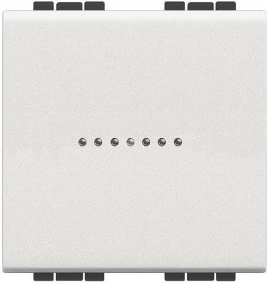 Девиаторен ключ 2 мод. 10A аксиален цвят Бял LL Bticino 