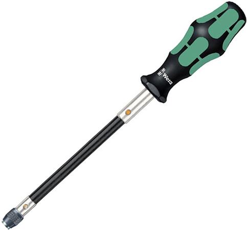 Отвертка за битове, гъвкава глава 177мм, зелено-черна ръкохватка, 392 Kraftform Plus Wera