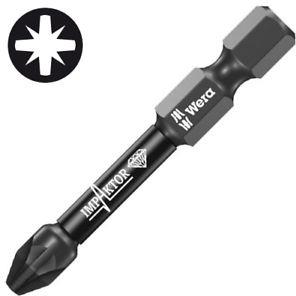 Бит PZ 2 x50мм, 855/4 IMP DC Impaktor Wera