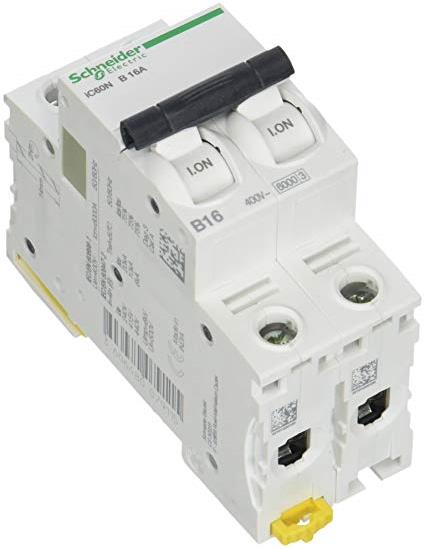 Автоматичен прекъсвач Acti 9 iC60N 2P 16A крива B 6kA SE