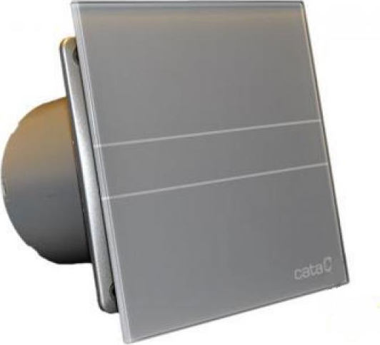 Вентилатор E-100GST TIMER ф100мм, цвят Сив, 115м3/ч, 8W, 31dB CATA