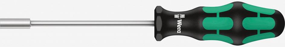 Отвертка за болтове, 6x167, гъвкава глава, зелено-черна ръкохватка, 391 Kraftform Plus Wera