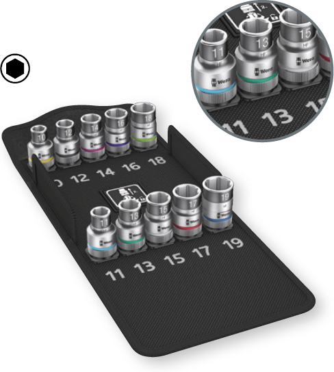 Комплект 10х вложки ½