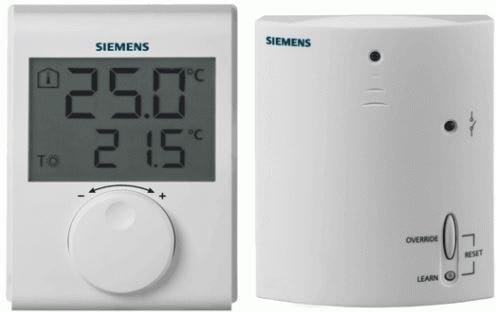 Термостат БЕЗжичен за отопление 5…30 °C с LCD дисплей, Siemens