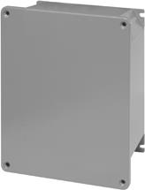 Кутия взривозащитена EX 410х315х153мм IP66, Зона2/22, UV,плътни стени, затваряне с винт, серия Alubox ЕX Scame