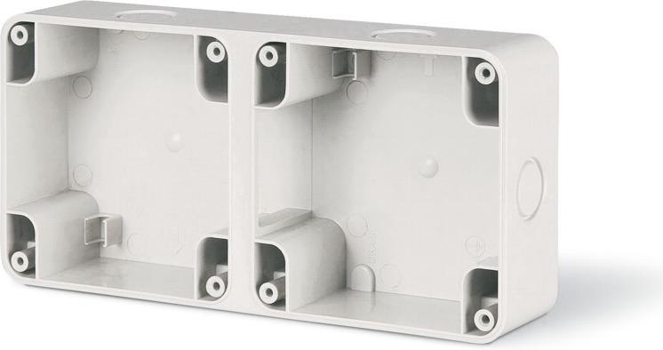 Двойна кутия за външен монтаж, Protecta IP66, Scame