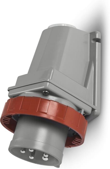 Промишлен щепсел 3P+N+Е 32A 346-415V IP67/69, 6h серия Optima за открит монтаж Scame