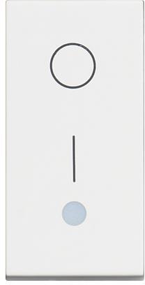 Бойлерен ключ 2P 1 мод. 16A с LED индикация цвят Бял /блистер/ Classia Bticino