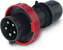 Промишлен щепсел 3P+N+Е 32A IP66/67/69 серия Optima Heavy Duty Scame