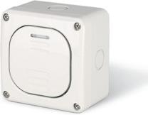 Еднополюсен ключ 10А за открит монтаж IP 66, серия Protecta, Scame