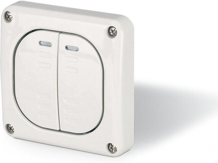 Сериен девиаторен ключ за скрит монтаж IP 66, серия Protecta, Scame