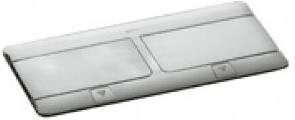 Подова/Мебелна кутия 2x4 мод. цвят НЕРЪЖДАЕМА СТОМАНА (Brush inox) Pop-Up кутия Legrand