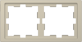 Рамка 2х цвят Сахара System Design Merten SE