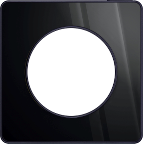 Рамка 1х Опушено огледало с кант антрацит Odace Touch SE /до изчерпване/