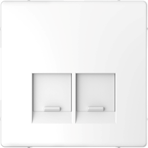 Лицев панел за 2xRJ45 цвят Лотус System Design Merten SE /до изчерпване/