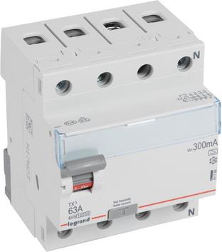 ДТЗ 4P 63A 300mА серия TX3 ID тип A Legrand
