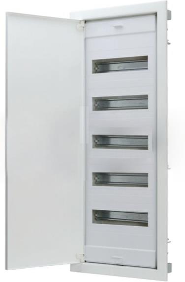 Табло за СКРИТ монтаж 5х12+10 DIN модула с метална плътна врата 878x368x90 Scame