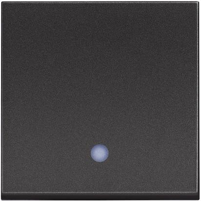 Кръстат ключ с LED индикация 2 мод. 10A цвят Черен /блистер/ Classia Bticino