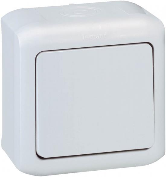 Кръстат ключ IP44 открит монтаж цвят Сив Forix Legrand