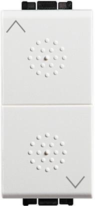 Ключ за щори 1 мод. 16A цвят Бял LL Bticino /до изчерпване/