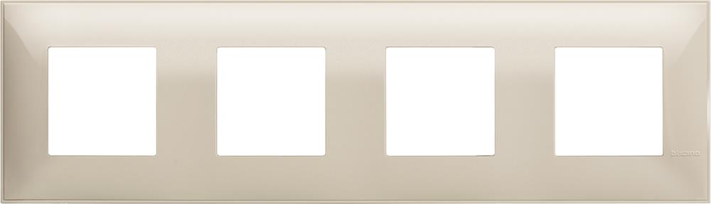 Рамка 2+2+2+2 мод. цвят Крем (Cream) Classia Bticino /блистер/