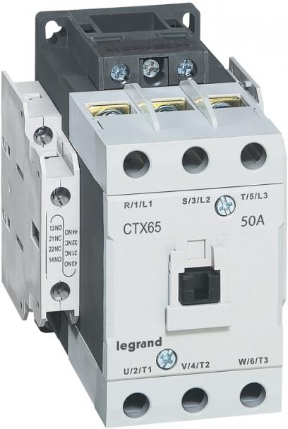 Контактор CTX3-65 3P 22kW (50A AC-3) 2NO-2NC 230V 50/60Hz Legrand