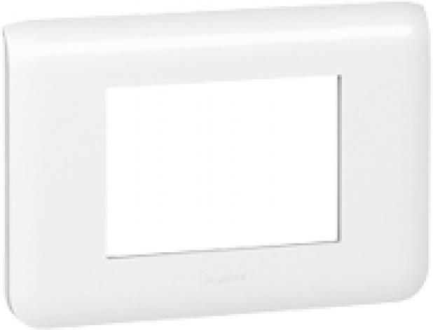 Лицева рамка 3 мод. цвят бял Mosaic Legrand /до изчерпване/