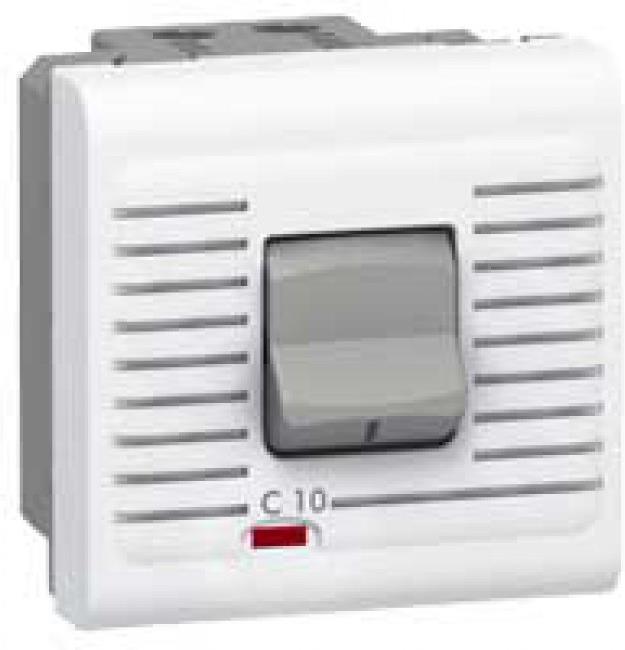 Автоматичен прекъсвач 1P+N 10A крива C 3kA 2 мод. Mosaic Legrand