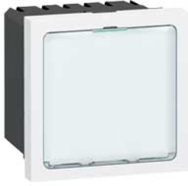 Сигнална лампа 0.2 и 1W нива на мошност 230V 2 мод. цвят бял Mosaic Legrand