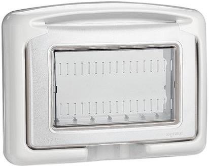 Капак противовлажен IP55 4 мод. цвят Светлосив Classia Bticino