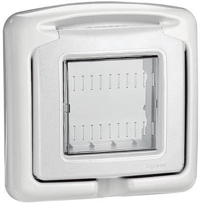 Капак противовлажен IP55 2 мод. цвят Светлосив Classia Bticino