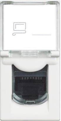 Розетка телефонна RJ11 1 мод. цвят Бял /блистер/ Classia Bticino