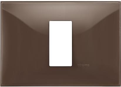 Рамка 1 мод. за монтаж върху конзола 3 мод. цвят Мока (Moka) Classia Bticino /блистер/